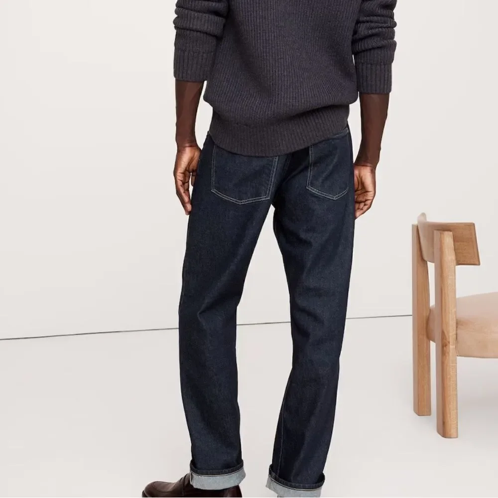 NWOT Banana Republic Men's slim fit straight leg jeans men's size 40x34